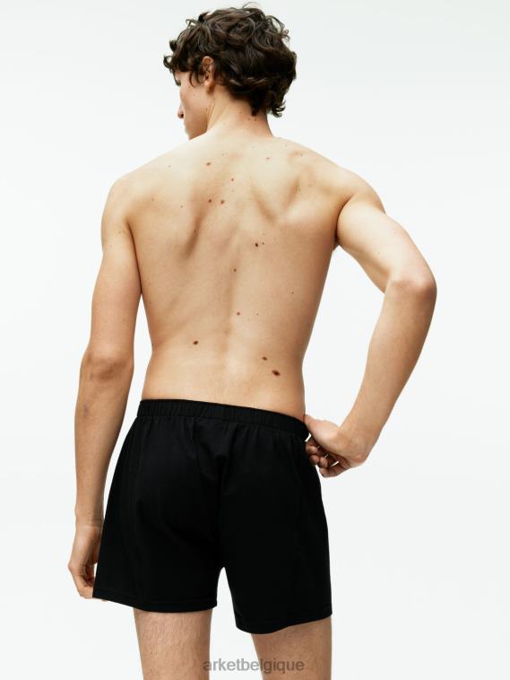 ARKET boxers en jersey de coton pima, lot de 2 Hommes noir T46DR1234 vêtements