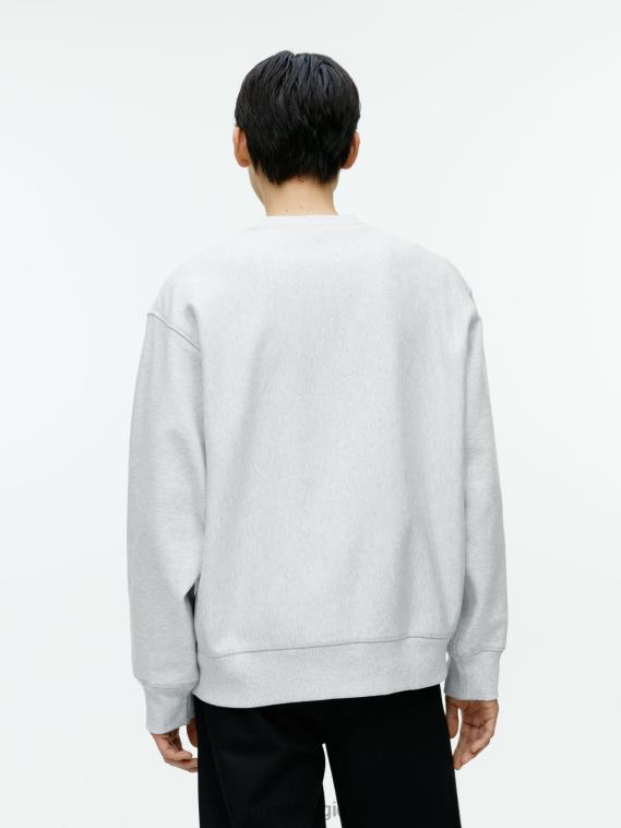ARKET sweat-shirt ample et épais Hommes gris clair T46DR923 vêtements