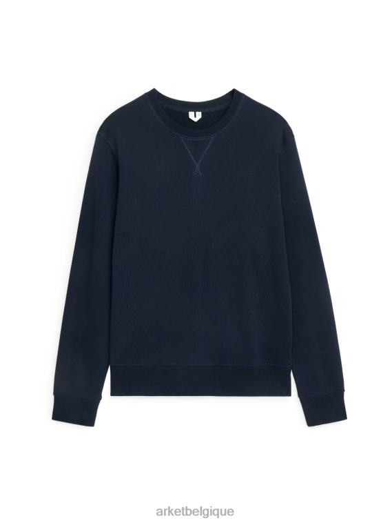 ARKET sweat-shirt en molleton Hommes bleu foncé T46DR912 vêtements
