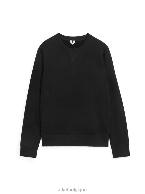 ARKET sweat-shirt en molleton Hommes noir T46DR918 vêtements
