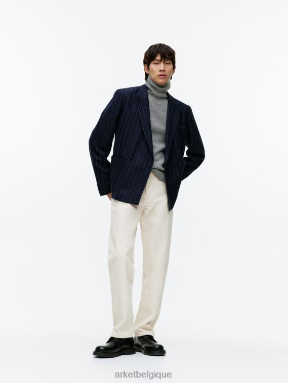 ARKET pull col roulé en mérinos Hommes gris T46DR1194 vêtements