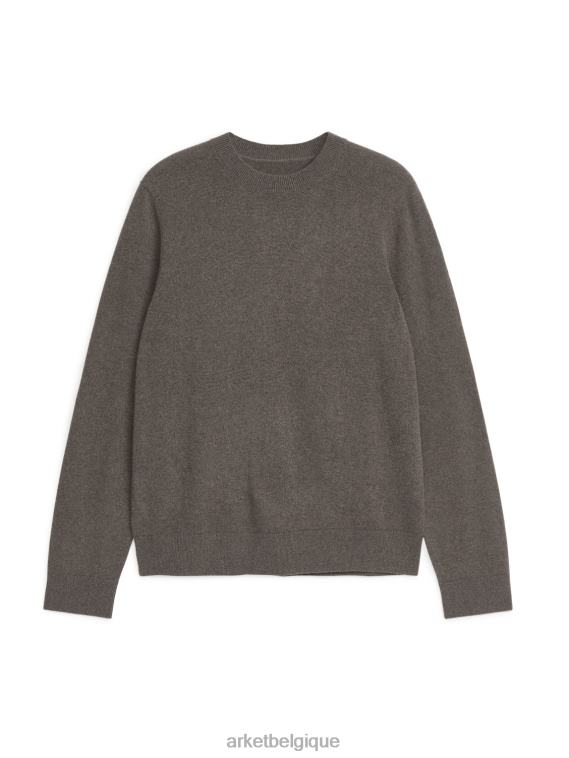 ARKET pull en cachemire Hommes brun T46DR1183 vêtements