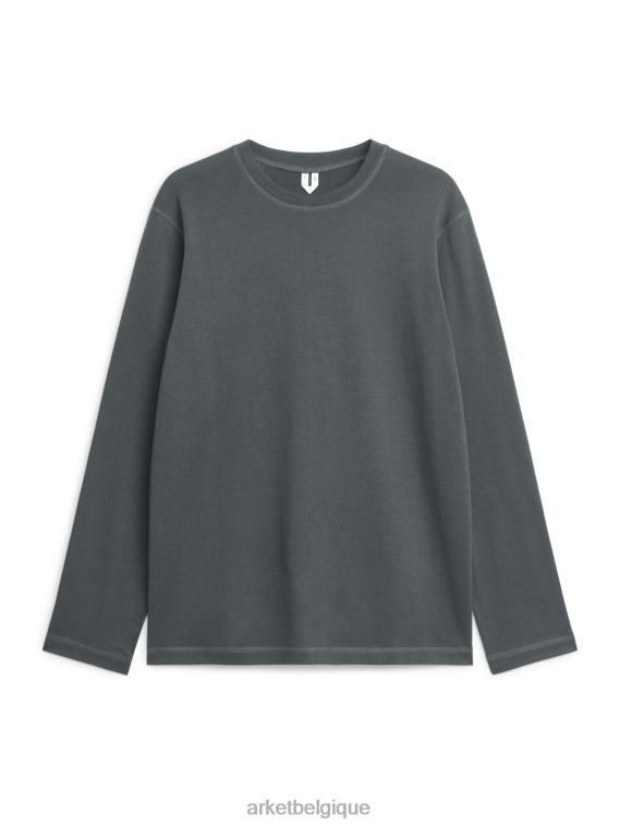 ARKET haut actif à manches longues Hommes gris foncé T46DR1201 vêtements