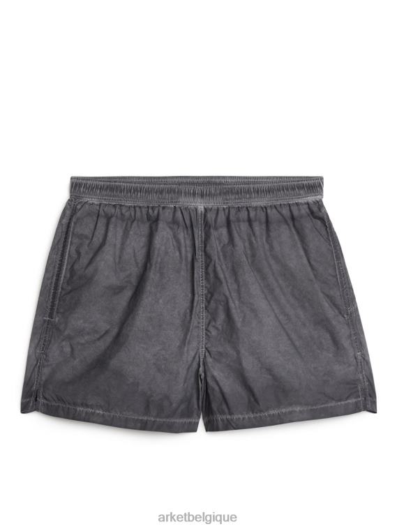 ARKET short teint en pièce Hommes gris foncé T46DR1208 vêtements