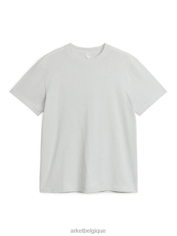 ARKET t-shirt léger actif Hommes gris clair T46DR1198 vêtements