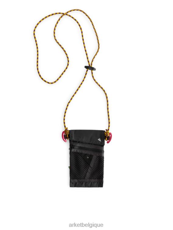 ARKET poche pour lanière klatermusen algir unisexe noir T46DR1203 Sacs