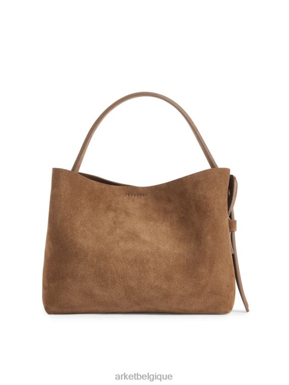 ARKET sac bandoulière en daim unisexe brun T46DR742 Sacs