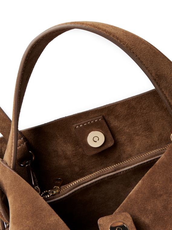 ARKET sac bandoulière en daim unisexe brun T46DR742 Sacs