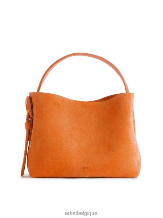ARKET sac bandoulière en daim unisexe orange T46DR741 Sacs