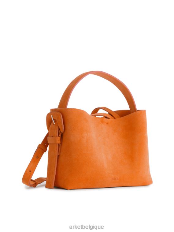 ARKET sac bandoulière en daim unisexe orange T46DR741 Sacs