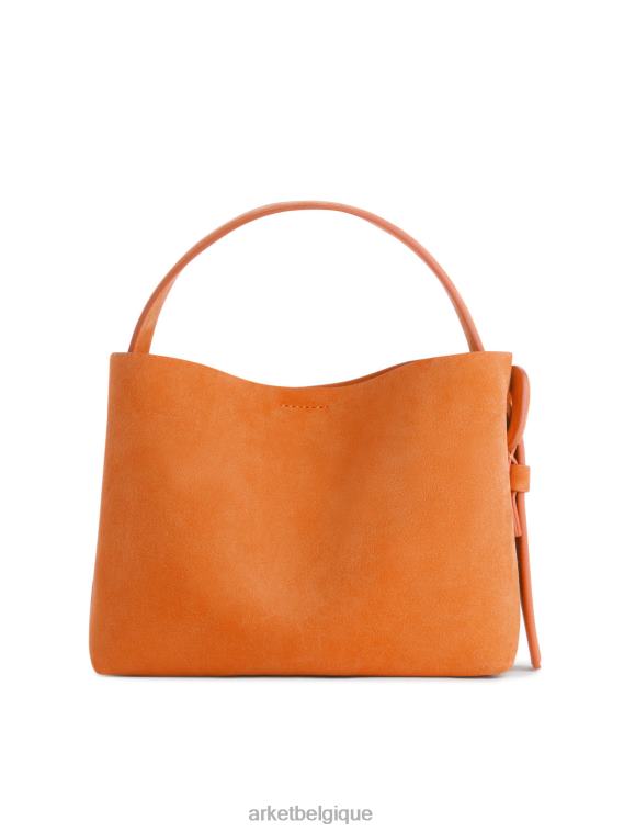 ARKET sac bandoulière en daim unisexe orange T46DR741 Sacs