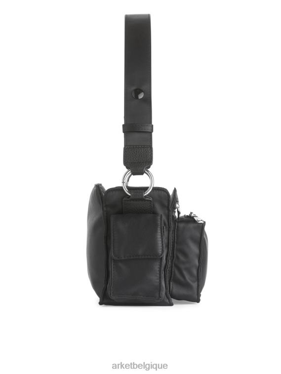 ARKET sac d'épaule unisexe noir T46DR767 Sacs