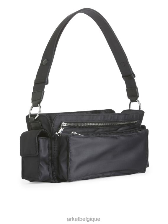 ARKET sac d'épaule unisexe noir T46DR767 Sacs