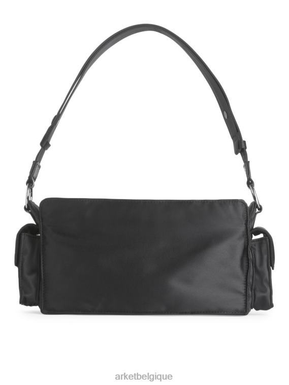 ARKET sac d'épaule unisexe noir T46DR767 Sacs