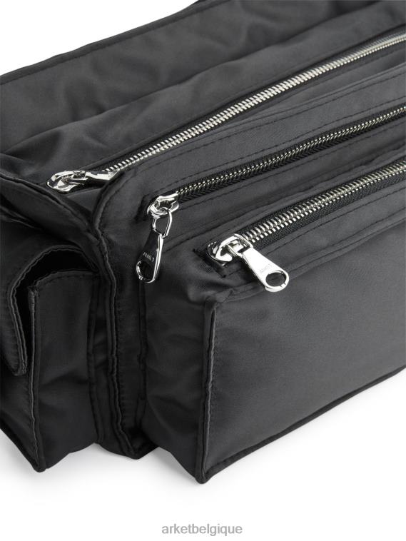 ARKET sac d'épaule unisexe noir T46DR767 Sacs