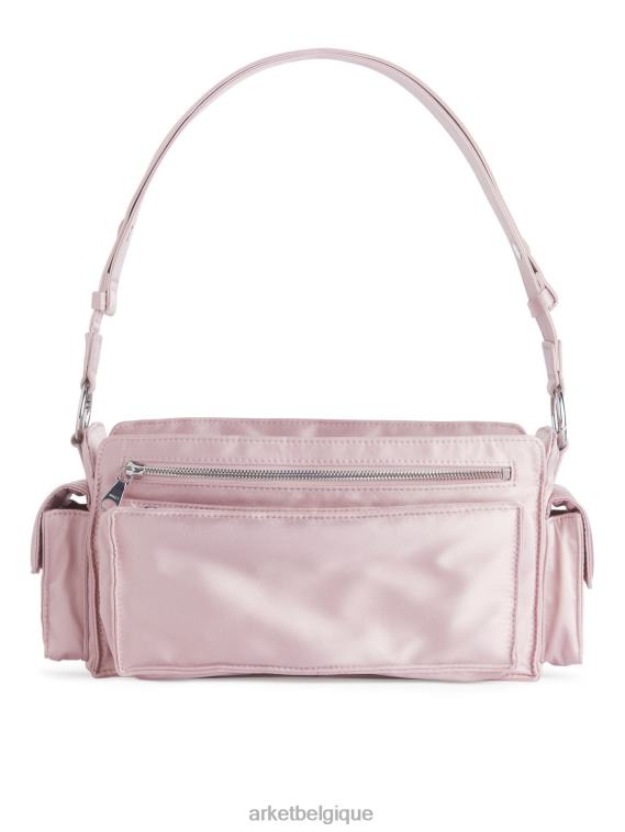 ARKET sac d'épaule unisexe rose poussiéreux T46DR765 Sacs