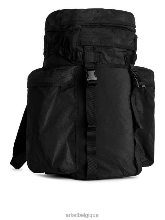 ARKET sac à dos léger unisexe noir T46DR1211 Sacs