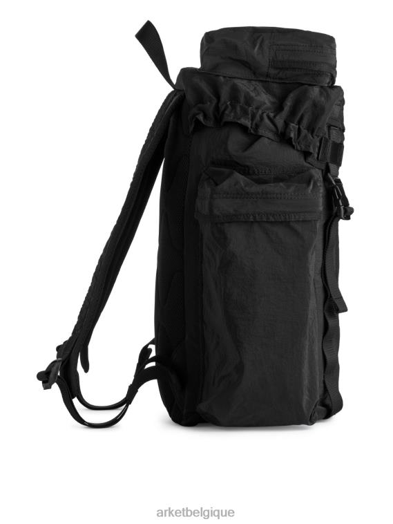 ARKET sac à dos léger unisexe noir T46DR1211 Sacs
