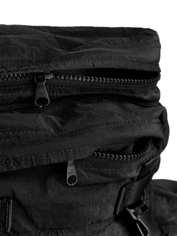 ARKET sac à dos léger unisexe noir T46DR1211 Sacs