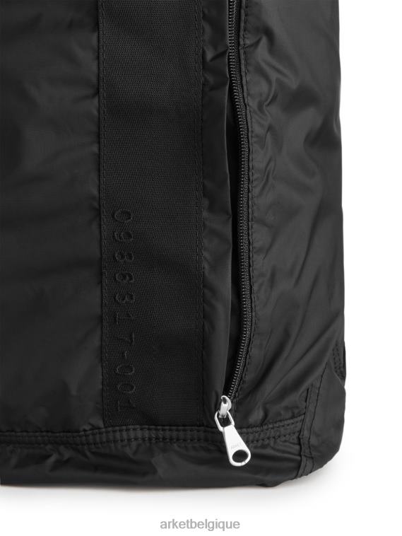 ARKET sac à dos pliable à 2 voies unisexe noir T46DR1289 Sacs