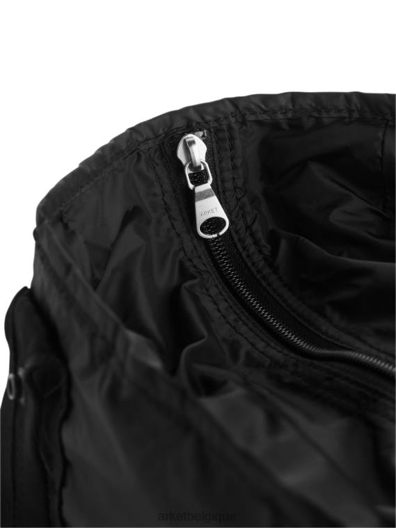 ARKET sac à dos pliable à 2 voies unisexe noir T46DR1289 Sacs