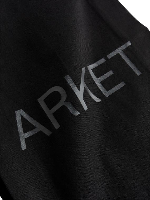 ARKET sac fourre-tout en toile unisexe noir T46DR747 Sacs