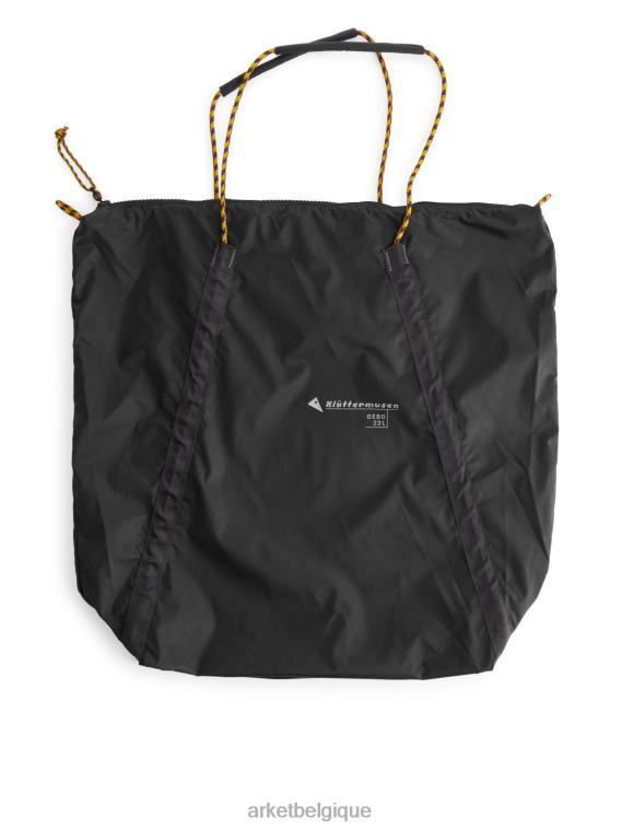 ARKET sac fourre-tout klatermusen gebo unisexe noir T46DR1212 Sacs